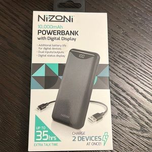 Nixon I 10,000mah power bank with digital display